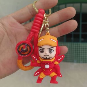 Ironman rubber keychain