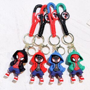 Spiderman rubber keychain (any random one)