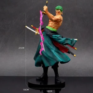 Roronoa Zoro standing with sword figure