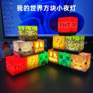 Mine-craft Torch fridge magnet (Random 1pc)